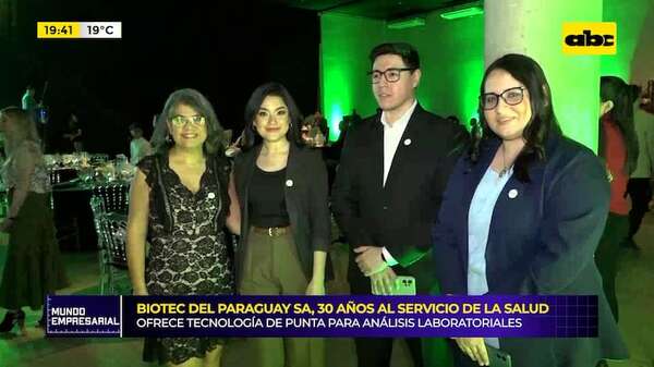 Biotec del Paraguay celebra 30 años al servicio de la salud - Mundo empresarial - ABC Color