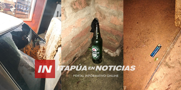 INCINERARON UN VEHÍCULO EN EL B° LOS ARRABALES DE ENCARNACIÓN - Itapúa Noticias