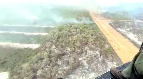 Incendio en el Chaco: por el momento no hay planes de volver a pedir avión hidrante - Nacionales - ABC Color