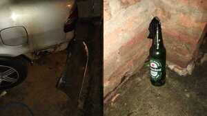 Con bomba molotov, quemaron un vehículo en Encarnación