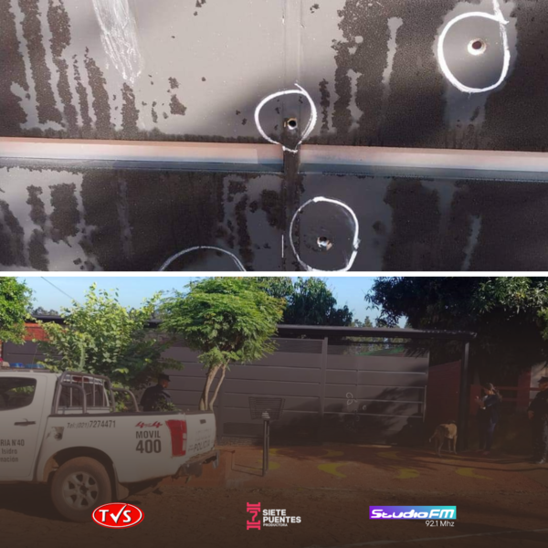 ATACAN VIVIENDA DE JEFE DE SEGURIDAD DEL CERESO DE ITAPÚA - TVS