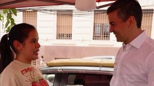 [VIDEO] ¡Santiago Peña sorprendió a una joven emprendedora!