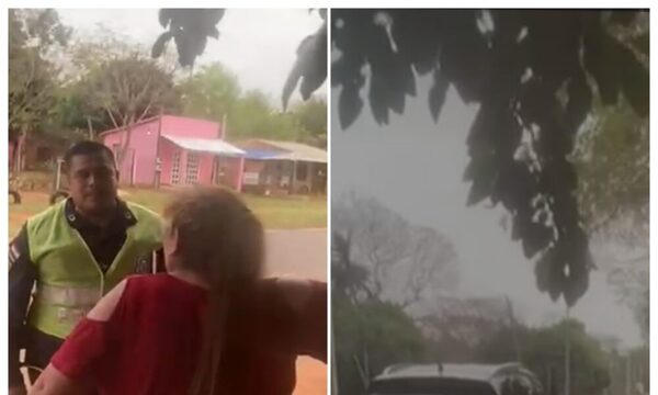 (VIDEO)Denuncian procedimiento irregular de polis en vehículo particular