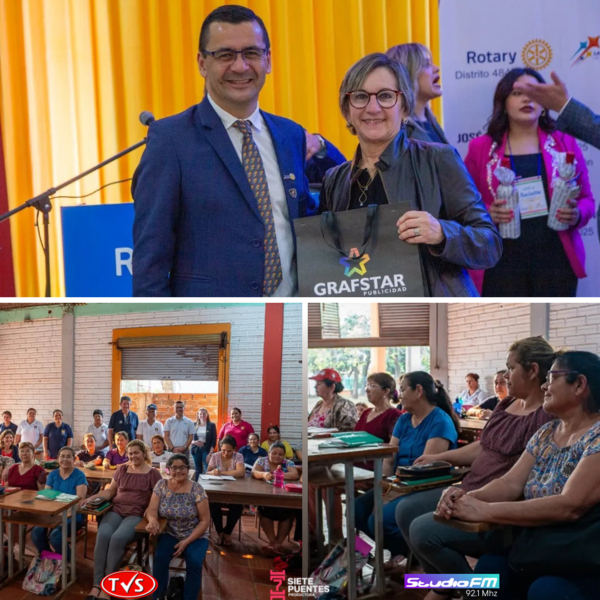 ROTARY CLUB ENCARNACIÓN CELEBRA ÉXITO DE SUS EVENTOS Y AVANZA EN PROYECTOS CON LA UNIVERSIDAD NACIONAL DE ITAPÚA - TVS