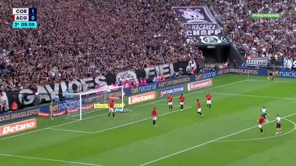 Versus / Golazo de Ángel Romero en la goleada del Corinthians