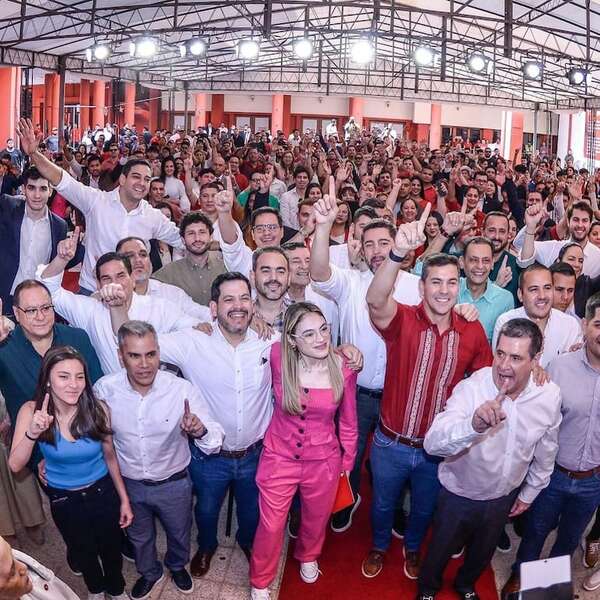 Día de la juventud: esto dijo Santiago Peña a jóvenes colorados - Política - ABC Color