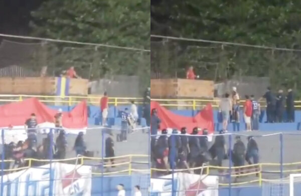 Versus / Trinidense-Nacional se detuvo por un insólito hecho violento en las gradas