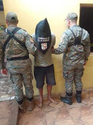 Aprehenden a joven por amenazar a su madre con un hacha en Barrio San Luis