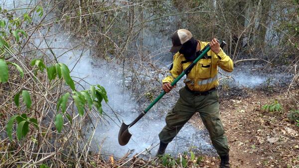 Bomberos y expertos españoles llegan a Bolivia para combatir los incendios forestales
