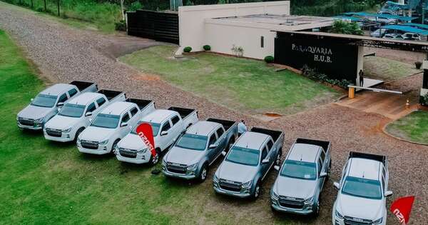 La Nación / Isuzu entrega nueva flota de D-Max a UPL Paraguay en Hernandarias