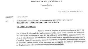 Ordenan a milico dejar su guardia para hacer asado