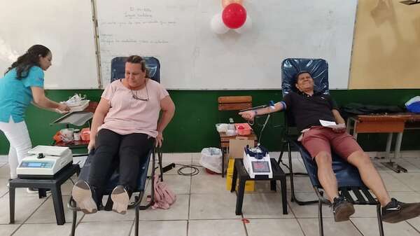 Colegio Nacional de Capiatá recolectó 240 unidades de sangre en jornada por el mes de la primavera - Nacionales - ABC Color