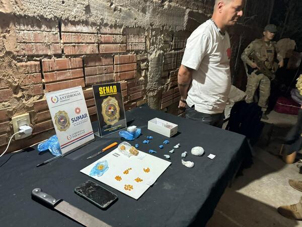 Detuvieron a un presunto distribuidor de cocaína en Villa Hayes - Unicanal
