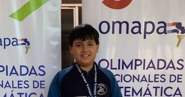 La Nación / Alumno de 4° grado conquista medalla de oro en olimpiadas de matemáticas