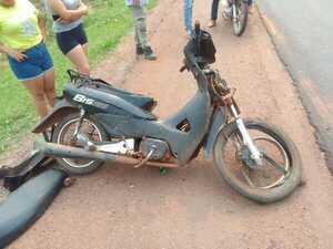 Accidente de Tránsito en Ruta PY22 Deja un Motociclista con Doble Fractura