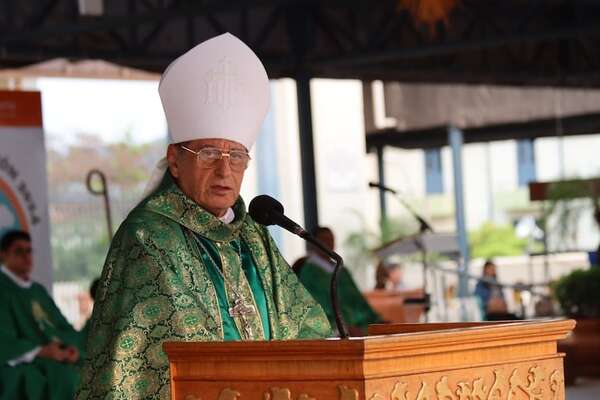 Caacupé: monseñor Valenzuela cuestionó el mal uso del poder y el autoritarismo - Nacionales - ABC Color