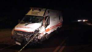 Fatal accidente de tránsito deja sin ambulancia al hospital de San Pedro - Policiales - ABC Color