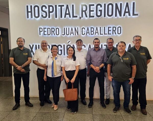 Rotary Club Ponta Porã - Pedro Juan Caballero visita la XIII Región Sanitaria para evaluar necesidades del hospital regional