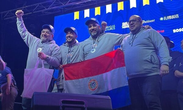 ¡Mi país, mi país! Paraguay obtuvo un primer lugar en el mundial de asados