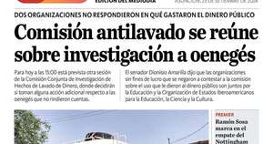 La Nación / LN PM: edición del 23 de setiembre