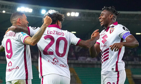 Versus / El Torino de "Tonny" Sanabria, líder e invicto de la Serie A italiana