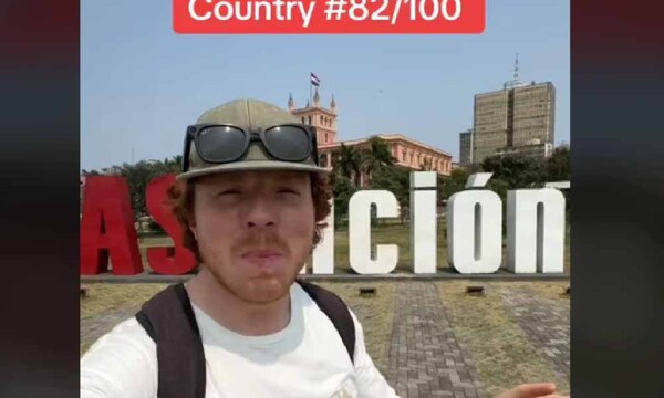 Paraguay: El destino 82 de joven mochilero que vendió todo para conocer el mundo – Prensa 5