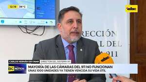Sistema 911: más de la mitad de las cámaras ya cumplieron su vida útil - ABC Noticias - ABC Color