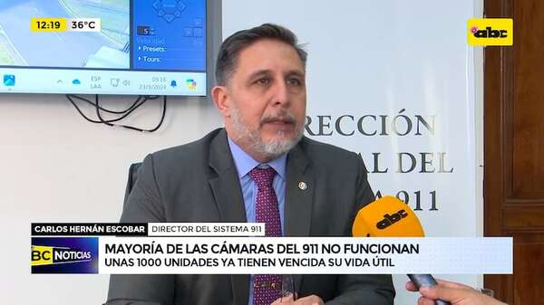 Sistema 911: más de la mitad de las cámaras ya cumplieron su vida útil - ABC Noticias - ABC Color