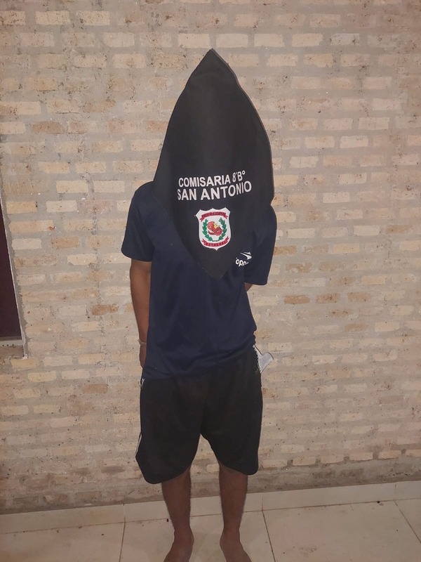 Detienen nuevamente al alias «Kareka», acusado de generar disturbios y robos en San Antonio