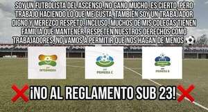 Escándalo en la División Intermedia: los jugadores iniciaron las protestas contra el reglamento Sub 23 para el 2025 - Fútbol de Intermedia - ABC Color