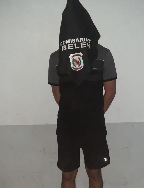 Detienen a joven por disparos en estación de servicio en Belén