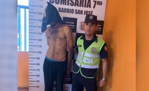 Hurtó en una farmacia en el kilómetro 4 y fue detenido