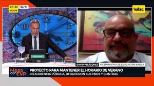 Mantener horario de verano: para viceministro el sistema actual preocupa en términos de seguridad - Mesa de Periodistas - ABC Color
