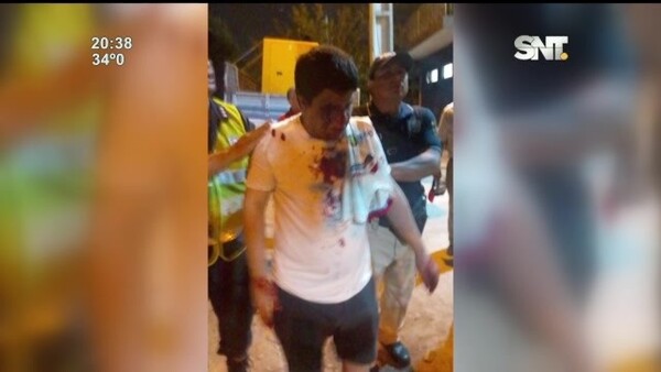 Hincha herido durante un encuentro deportivo - SNT