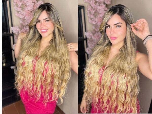 No le regalaron flores y entonces se tiñó de rubio: “Cumplí el sueño de hacerme un poquito rubia”