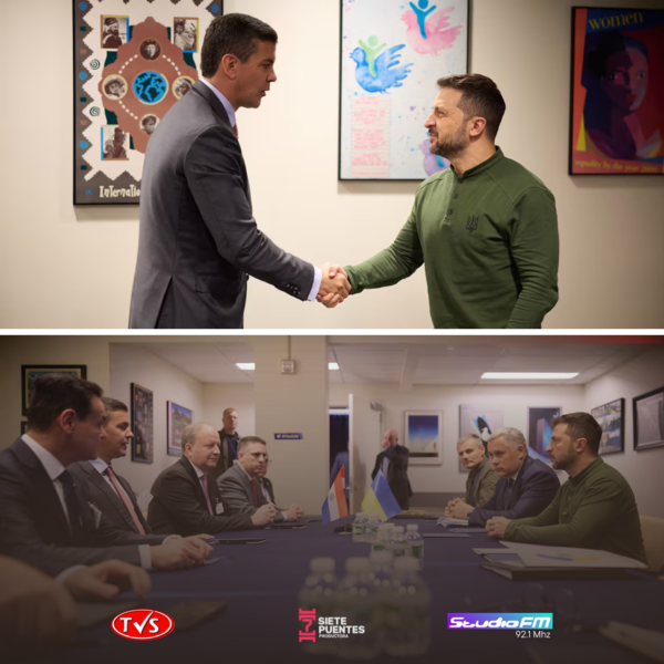PEÑA SE REÚNE CON PRESIDENTE UCRANIANO Y ESTE RESALTA APOYO DE PARAGUAY - TVS