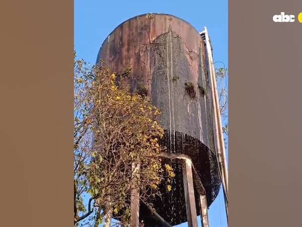 ¿Peligro de colapso? Fisura en tanque de agua de Ypané - Nacionales - ABC Color