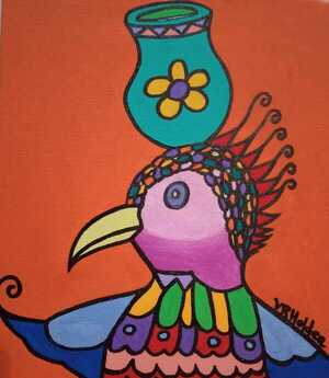 Exposición “Arapoty” en homenaje a la primavera conjugan el arte y la salud en el INS - .::Agencia IP::.