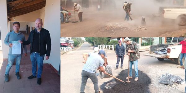 MUNICIPALIDAD DE GENERAL ARTIGAS ADQUIERE ASFALTO FRÍO PARA BACHEO DE CALLES URBANAS - Itapúa Noticias