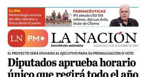 La Nación / LN PM: edición del 24 de setiembre