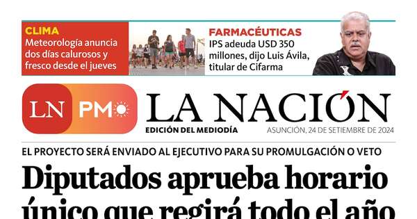 La Nación / LN PM: edición del 24 de setiembre