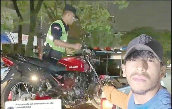 TikToker provocó accidente y mostró que recuperó su moto pagando millones