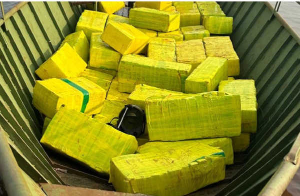 Lago Itaipú: Incautan 1,5 toneladas de marihuana