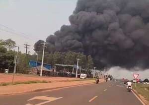 Video: incendio de gran magnitud en Caaguazú - Nacionales - ABC Color