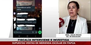 FISCALÍA INDIVIDUALIZÓ AL SUPUESTO AUTOR DE LA VENTA DE MERIENDA ESCOLAR EN ITAPÚA  - Itapúa Noticias