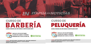 SECCIONAL COLORADA DE ENCARNACIÓN LANZA CURSOS DE PELUQUERÍA Y BARBERÍA EN CIUDAD NUEVA - Itapúa Noticias