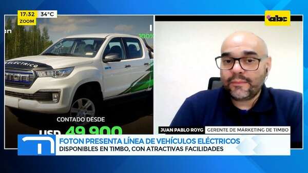 Foton presenta línea de vehículos eléctricos: disponibles en Timbo, con atractivas facilidades - Gente & Negocios - ABC Color