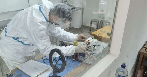 La Nación / Futuro ingeniero diseñó mecanismo de despliegue para antenas de nanosatélites y competirá en Uruguay