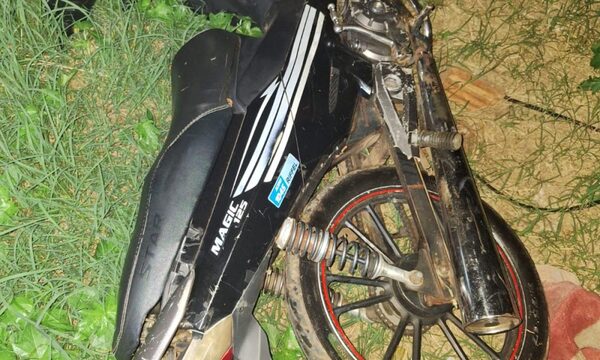 Recuperan motocicleta denunciada como robada