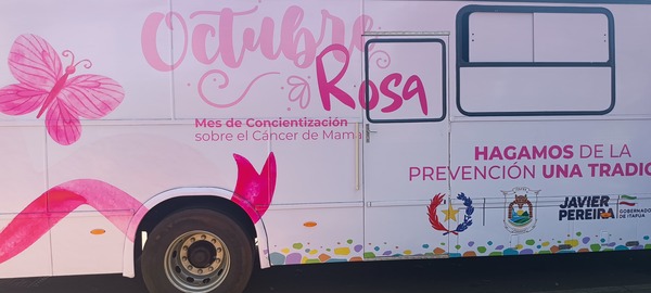 El Móvil Salud inicia su ruta en Itapúa para promover la detección temprana del Cáncer en Octubre Rosa